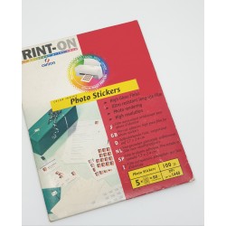 ورق طابعة ملونة A5 جلوسي ستيكرز 80 صورة CANSON